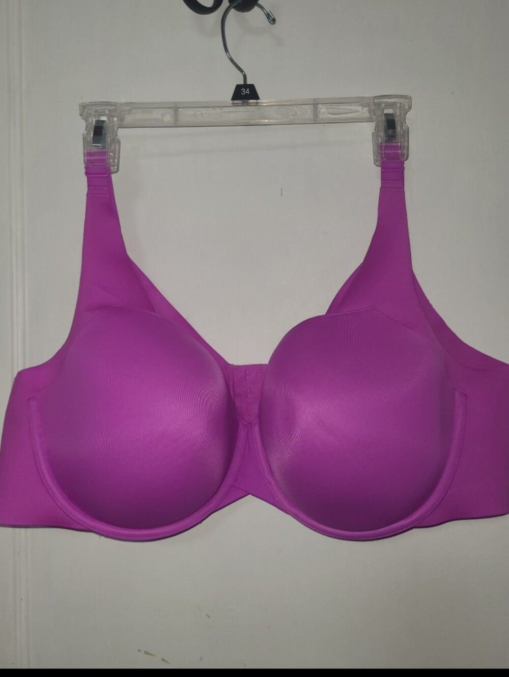 Like New Cacique Lightly Lined Balconette Purple Bra 46D